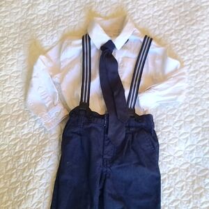Boys dress pants and shirt & tie, 24m / 2T